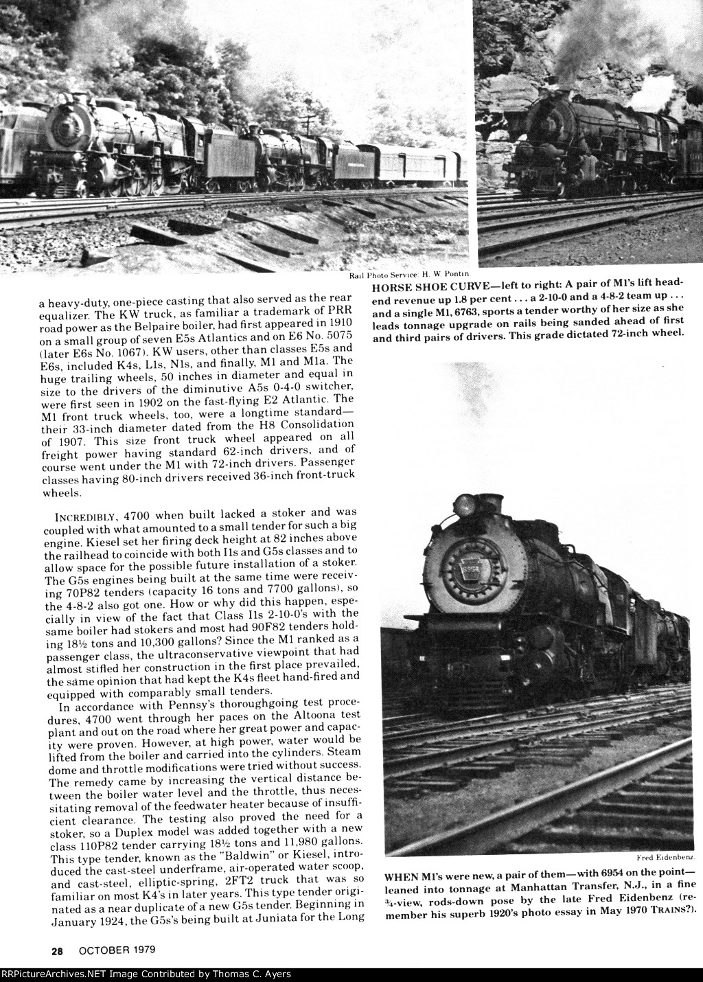 PRR, Atterbury's M-1 Engines, Page 28, 1979